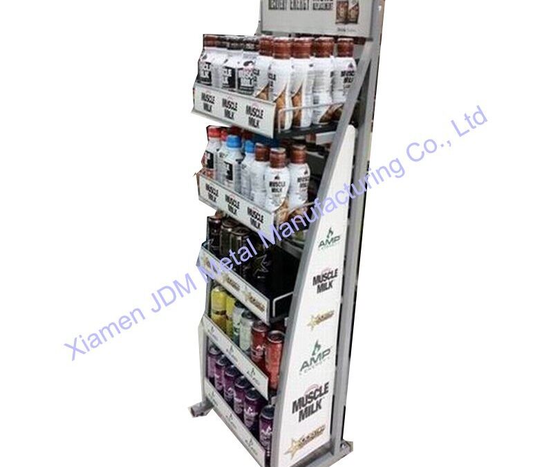 Commercial Metal Display Shelf for Hardware Retail Displays #3973
