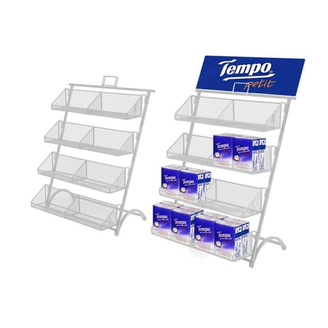 Commercial Metal Display Shelf for Retail Stores #2507