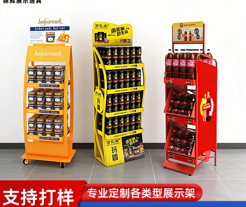 Commercial Metal Display Shelf for Snack Retail Displays #3005