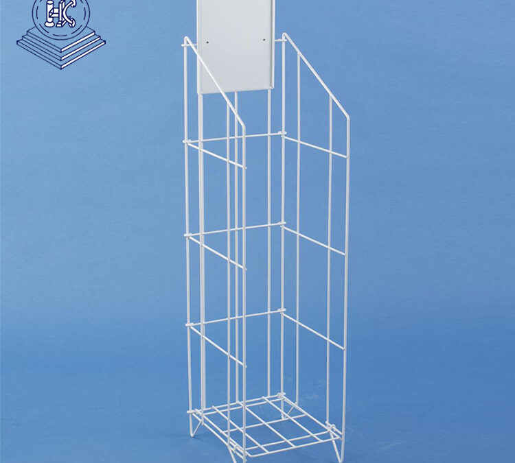 Commercial Retail Display Shelving Rack for Beverage Merchandising #2778