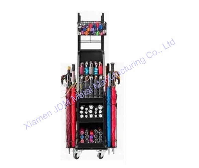 Commercial Retail Display Shelving Rack for Beverage Merchandising #4283