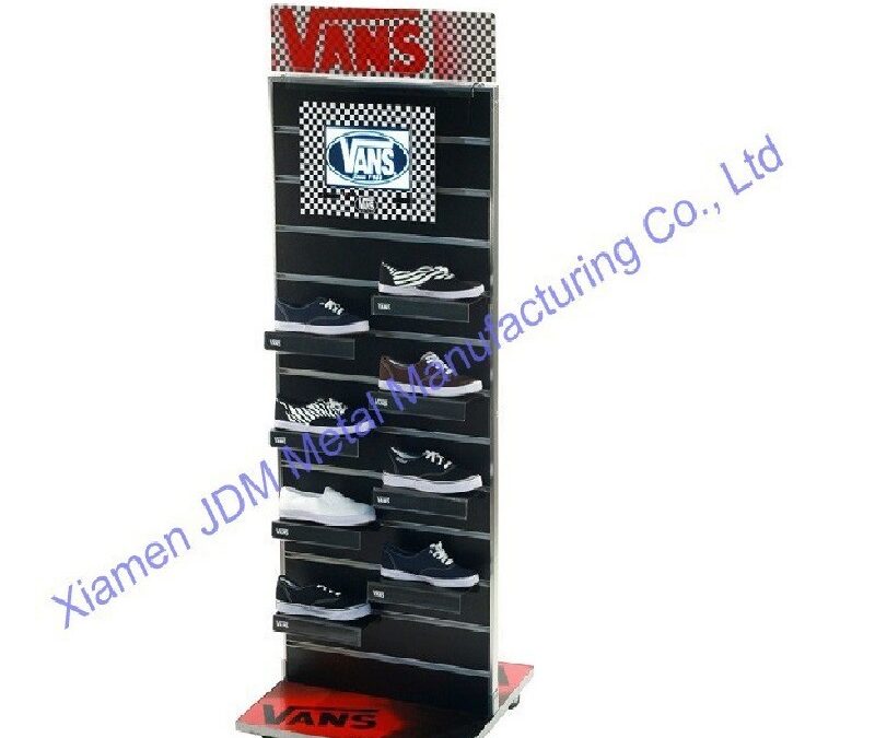 Commercial Retail Display Shelving Rack for Beverage Merchandising #4710