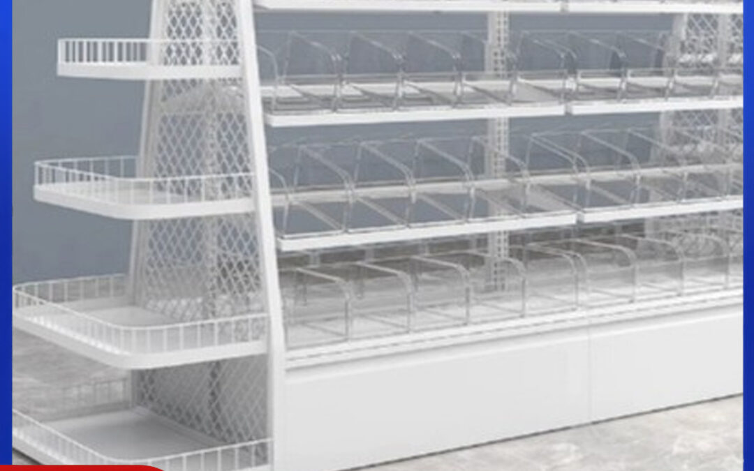 Commercial Retail Display Shelving Rack for Snack Retail Displays #3008