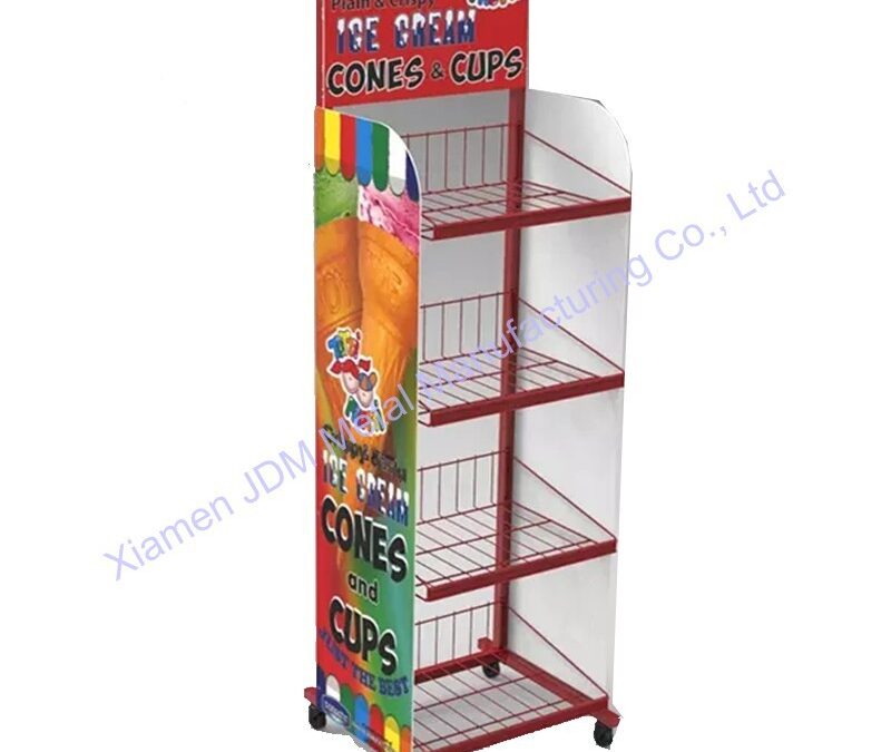 Commercial Retail Display Shelving Rack for Snack Retail Displays #3434
