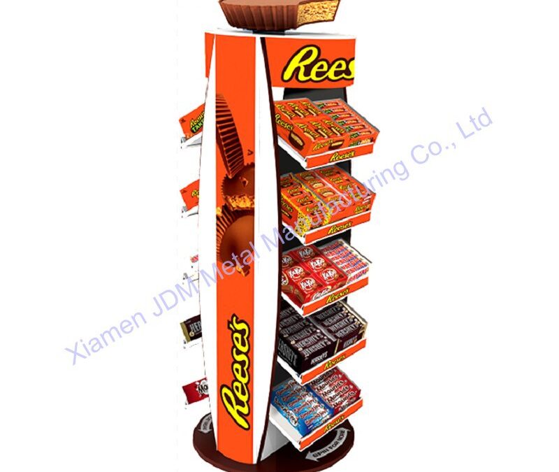 Commercial Retail Display Shelving Rack for Snack Retail Displays #4573