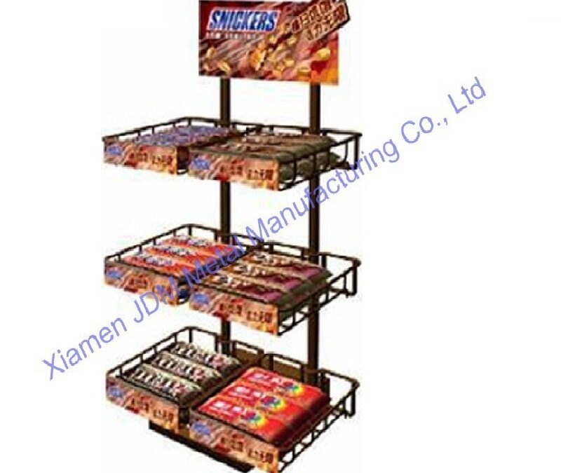 Commercial Retail Display Shelving Rack for Snack Retail Displays #4597