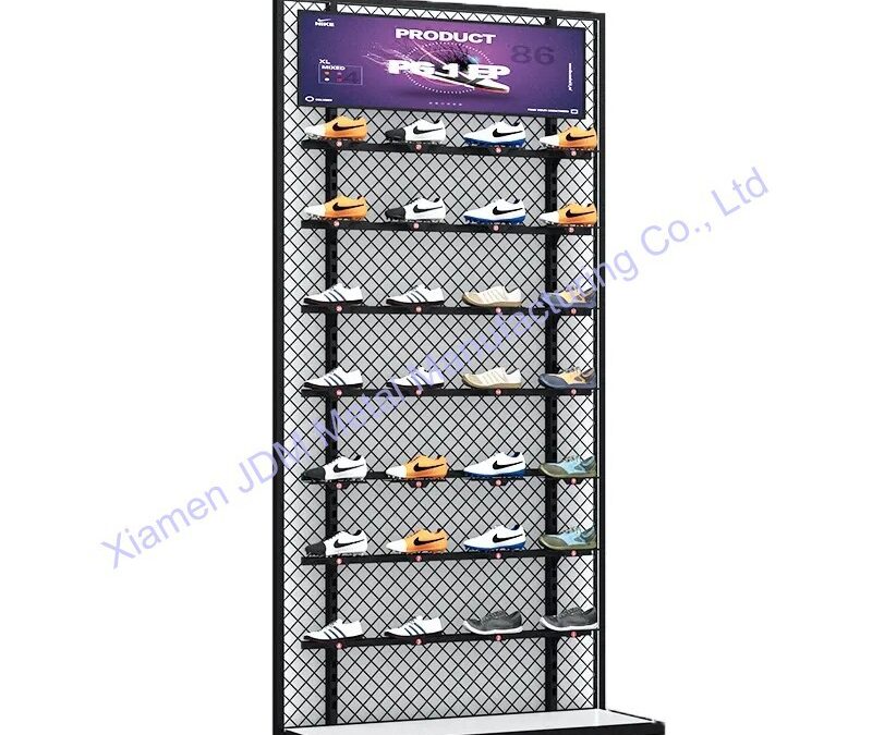 Custom Store Fixture Display Rack for Beverage Merchandising #3238