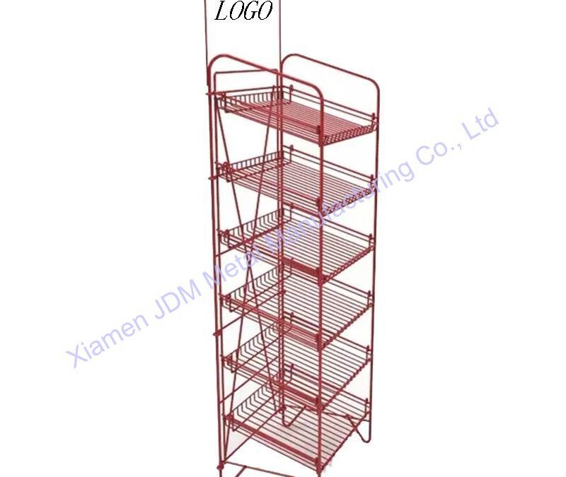 Custom Store Fixture Display Rack for Beverage Merchandising #3387