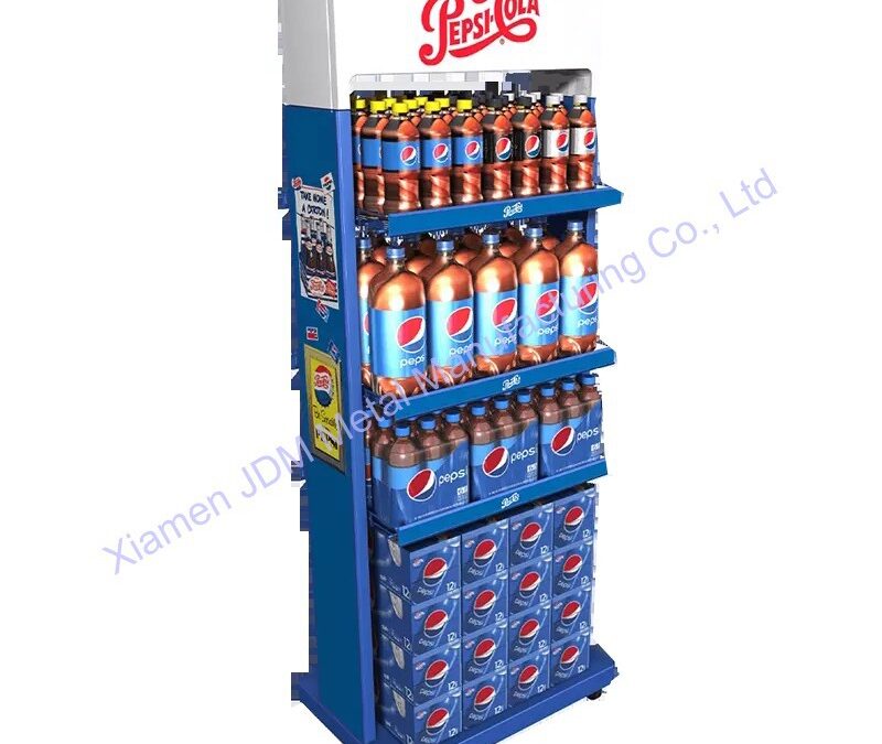 Custom Store Fixture Display Rack for Beverage Merchandising #3766