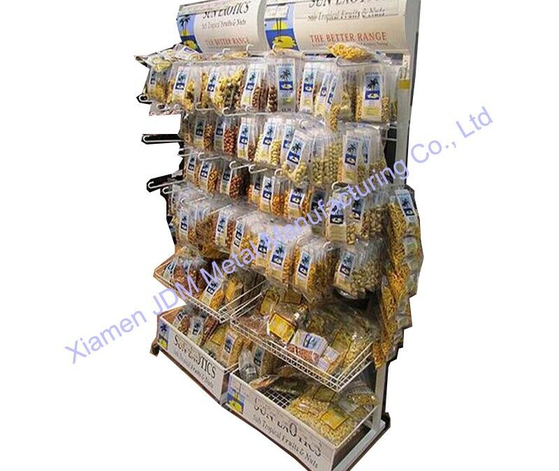 Custom Store Fixture Display Rack for Beverage Merchandising #3944
