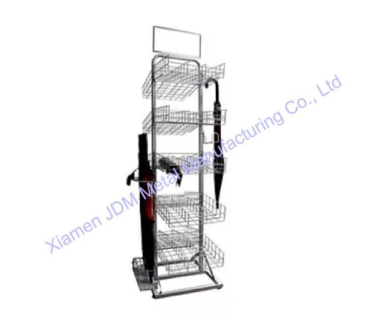 Custom Store Fixture Display Rack for Beverage Merchandising #4494