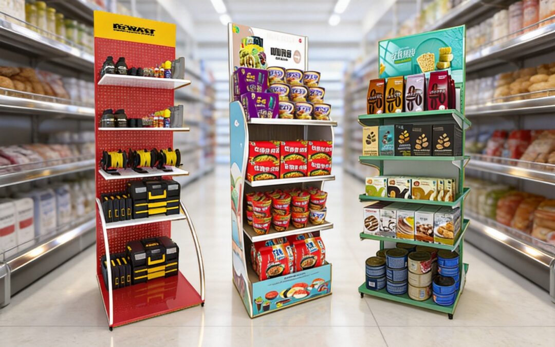 Custom Store Fixture Display Rack for Beverage Merchandising #4899