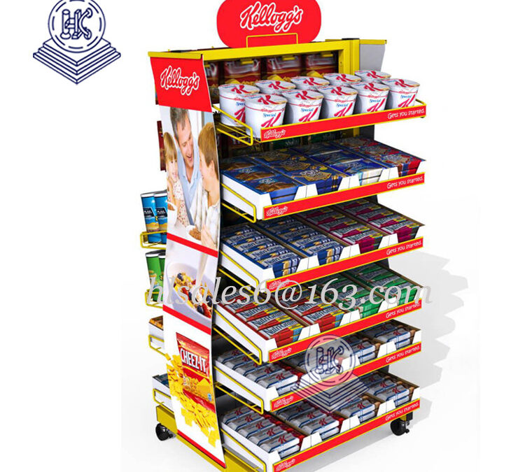Custom Store Fixture Display Rack for Snack Retail Displays #2745