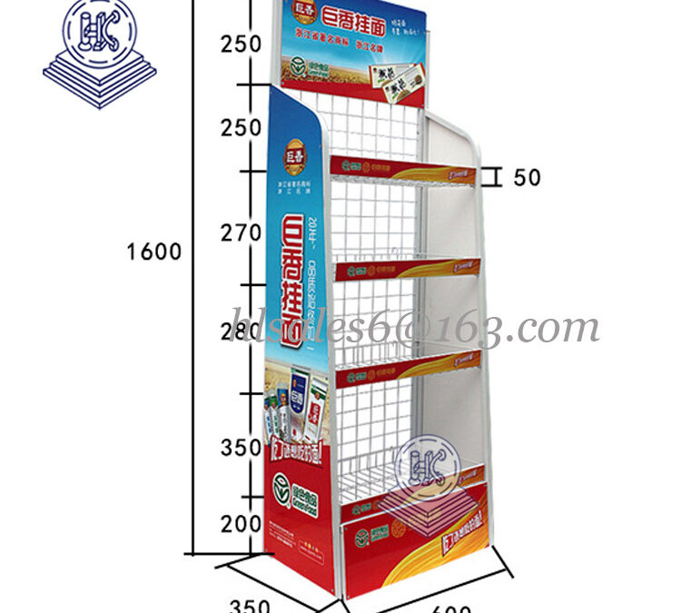 Custom Store Fixture Display Rack for Snack Retail Displays #2746