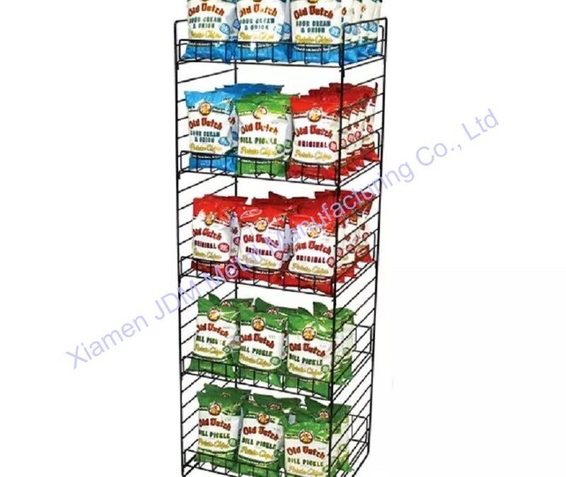 Custom Store Fixture Display Rack for Snack Retail Displays #3333