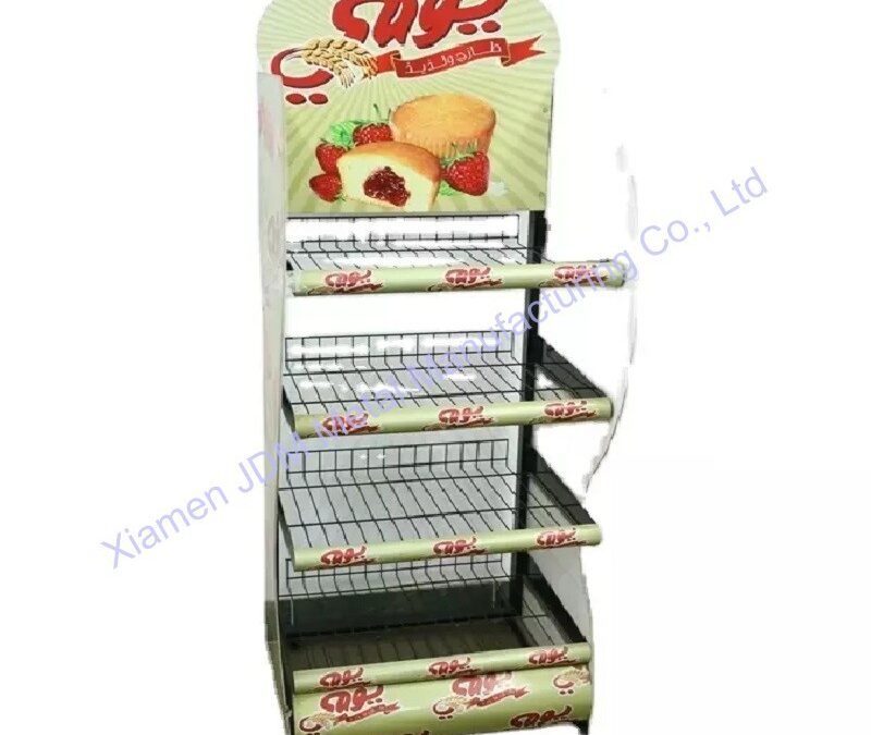 Custom Store Fixture Display Rack for Snack Retail Displays #3372
