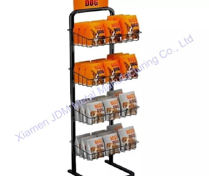 Custom Store Fixture Display Rack for Snack Retail Displays #3393