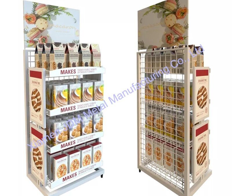 Custom Store Fixture Display Rack for Snack Retail Displays #3621