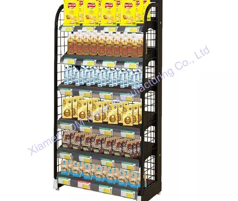 Custom Store Fixture Display Rack for Snack Retail Displays #3753