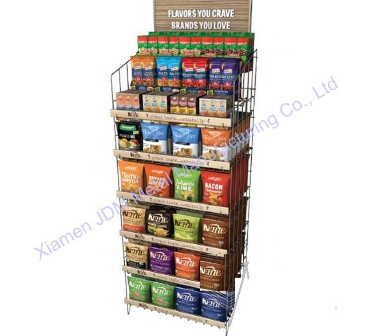 Custom Store Fixture Display Rack for Snack Retail Displays #4440
