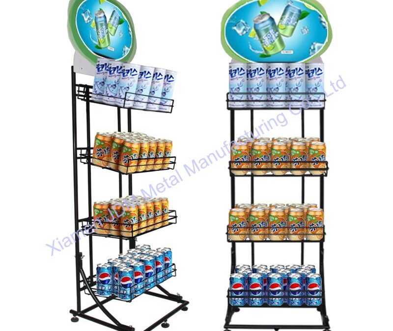 Custom Store Fixture Display Rack for Snack Retail Displays #4656