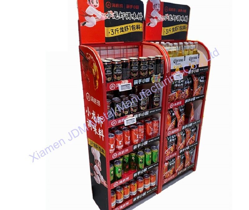 Double-Sided Gondola Display Shelf #4209