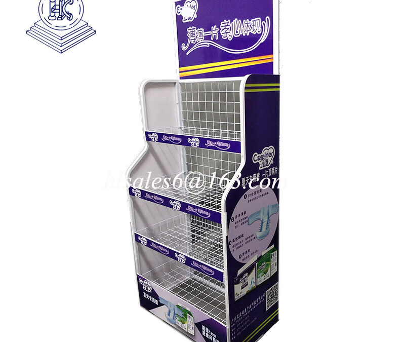 Food and Drink Promotional Display Rack for Beverage Merchandising #2810