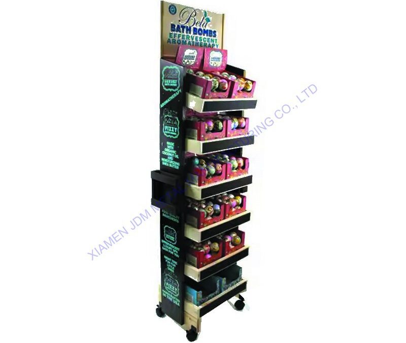 Food and Drink Promotional Display Rack for Beverage Merchandising #2986