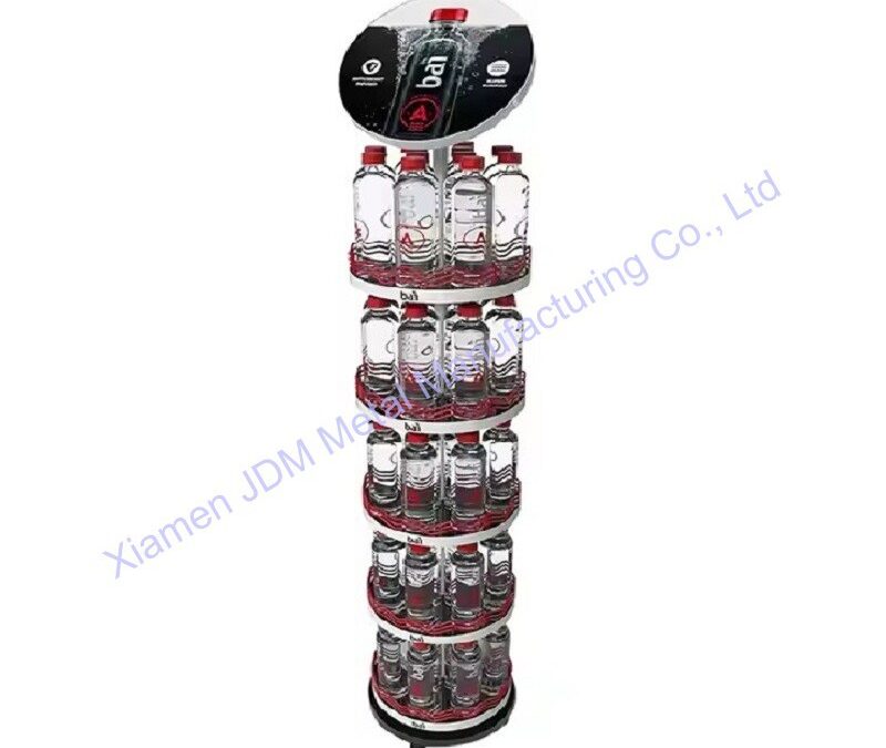 Food and Drink Promotional Display Rack for Beverage Merchandising #2994