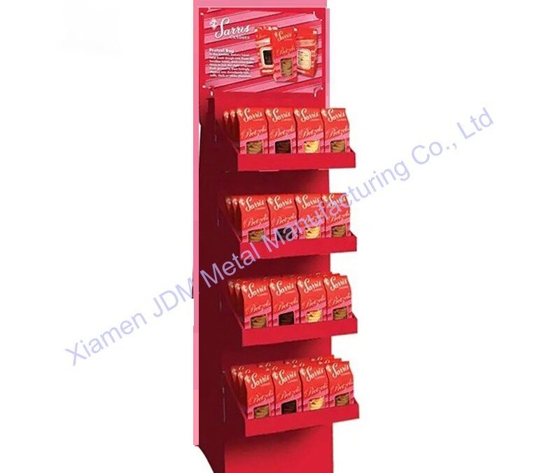 Food and Drink Promotional Display Rack for Beverage Merchandising #3124