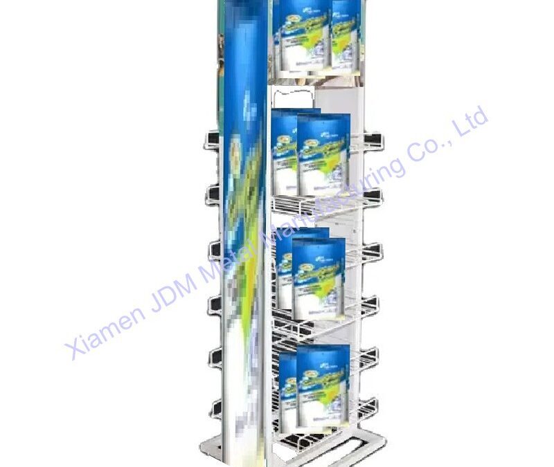 Food and Drink Promotional Display Rack for Beverage Merchandising #3155