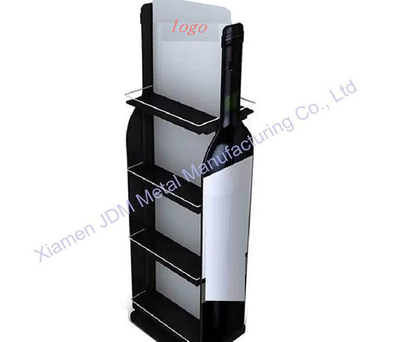 Food and Drink Promotional Display Rack for Beverage Merchandising #3193