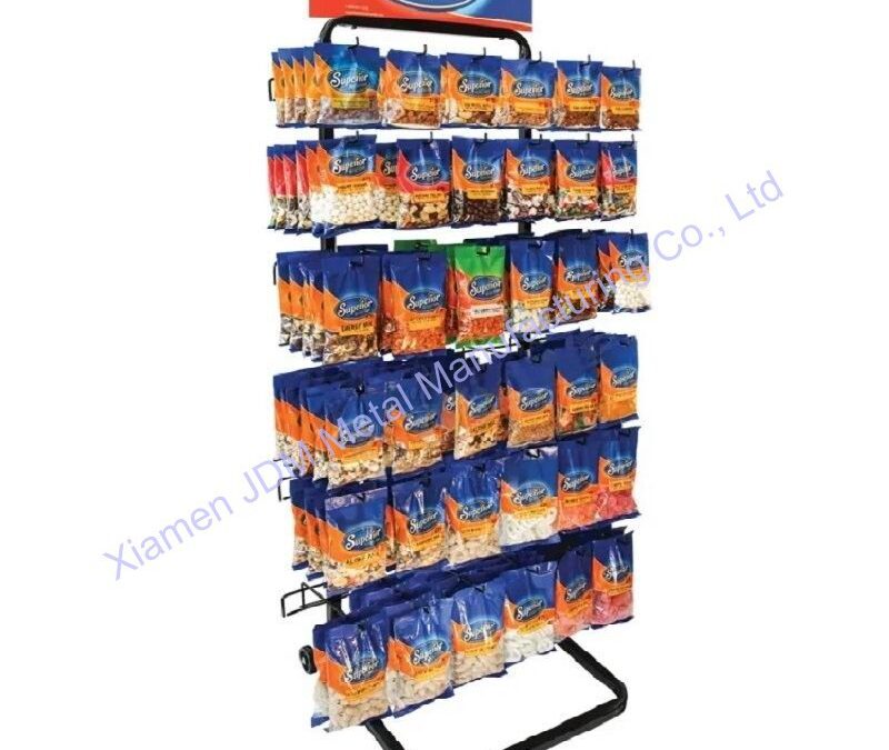 Food and Drink Promotional Display Rack for Beverage Merchandising #3224