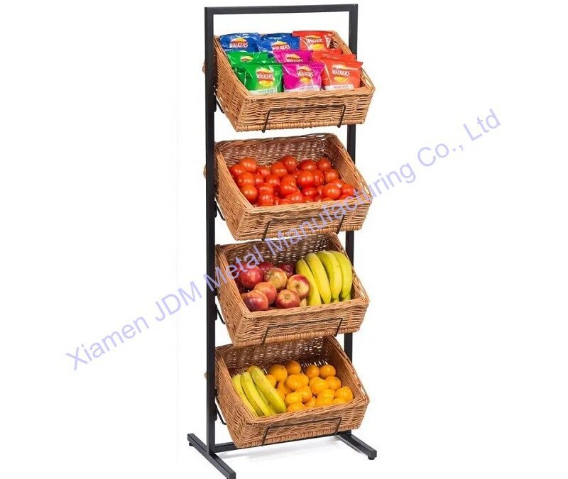 Food and Drink Promotional Display Rack for Beverage Merchandising #3277