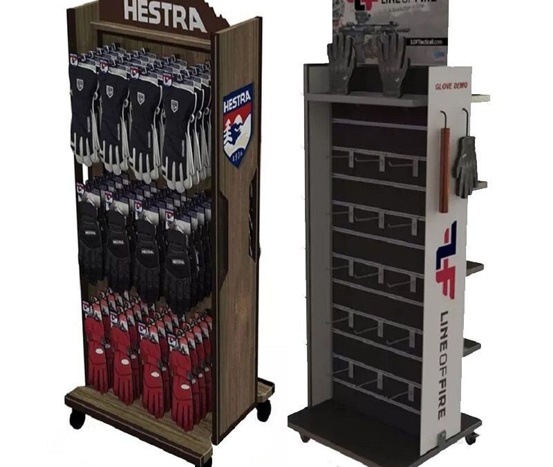 Food and Drink Promotional Display Rack for Beverage Merchandising #3408