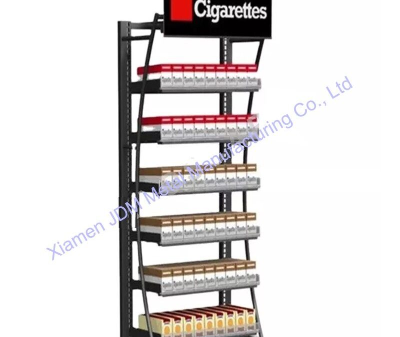 Food and Drink Promotional Display Rack for Beverage Merchandising #3487