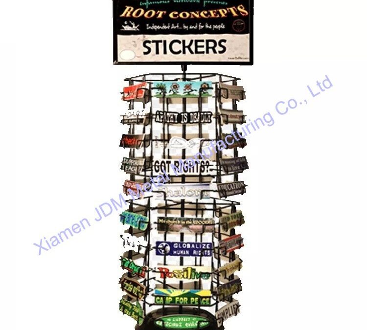 Food and Drink Promotional Display Rack for Beverage Merchandising #3555