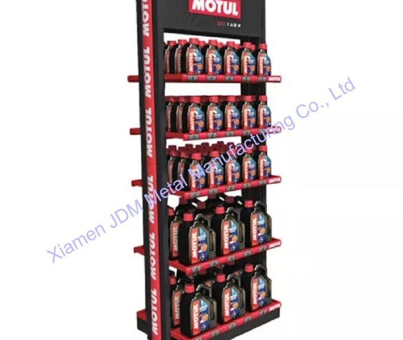 Food and Drink Promotional Display Rack for Beverage Merchandising #3676