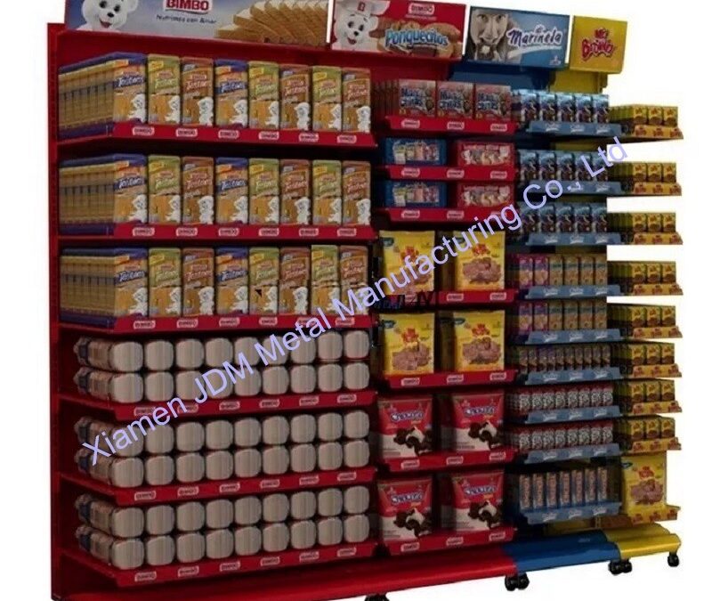 Food and Drink Promotional Display Rack for Beverage Merchandising #3688