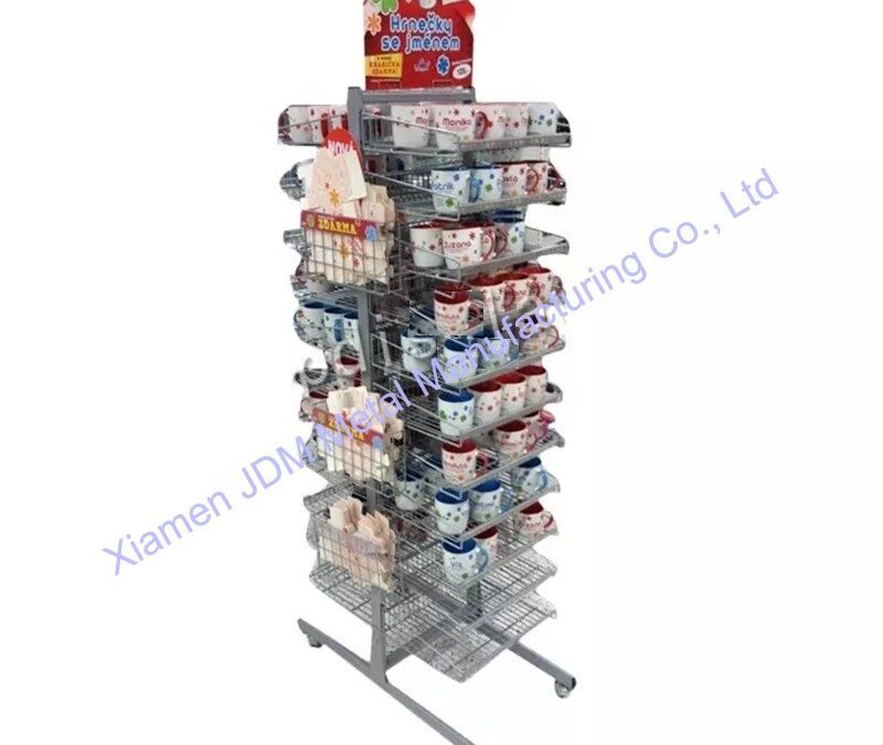 Food and Drink Promotional Display Rack for Beverage Merchandising #3699