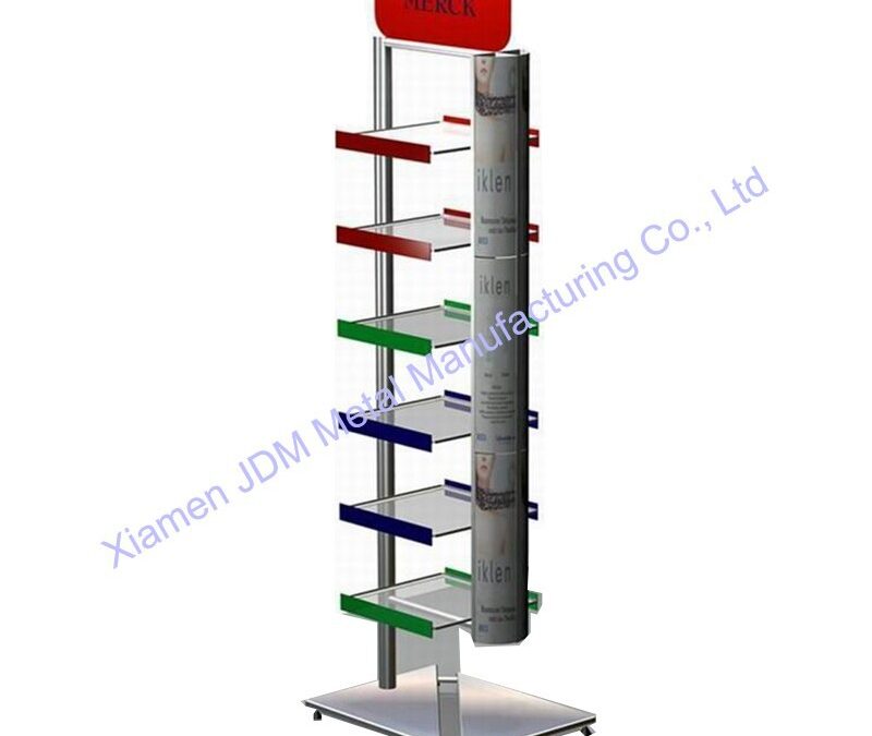 Food and Drink Promotional Display Rack for Beverage Merchandising #3785
