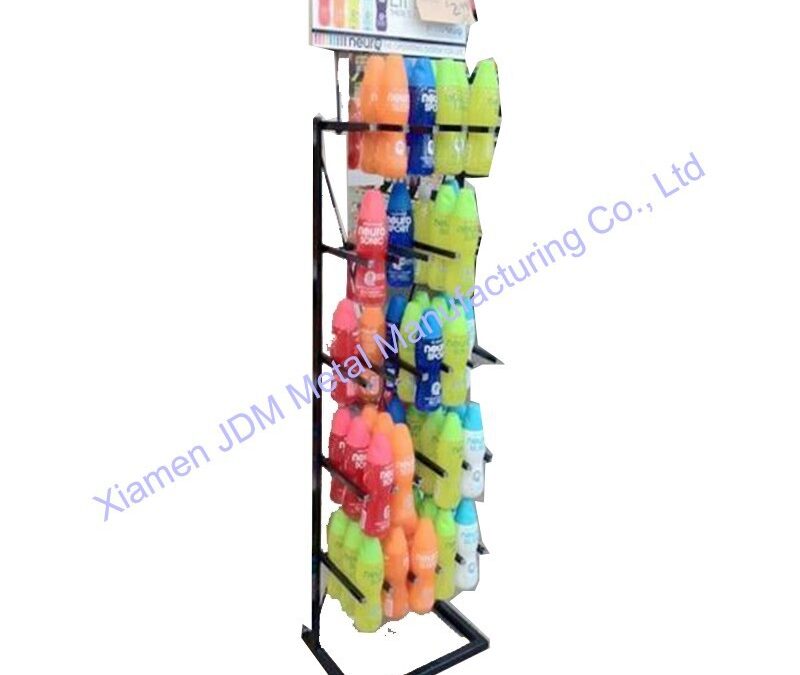 Food and Drink Promotional Display Rack for Beverage Merchandising #3818