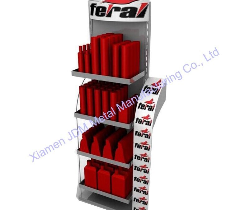 Food and Drink Promotional Display Rack for Beverage Merchandising #3861
