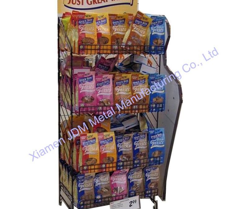 Food and Drink Promotional Display Rack for Beverage Merchandising #3879