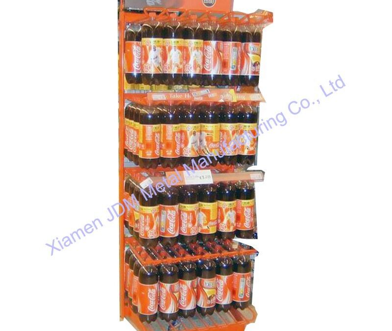 Food and Drink Promotional Display Rack for Beverage Merchandising #3880