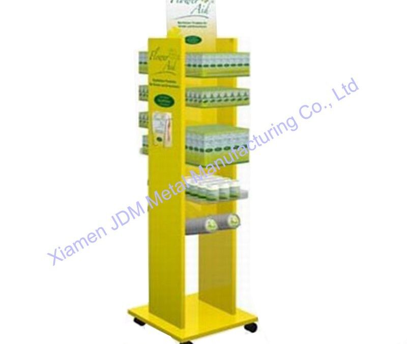 Food and Drink Promotional Display Rack for Beverage Merchandising #3883