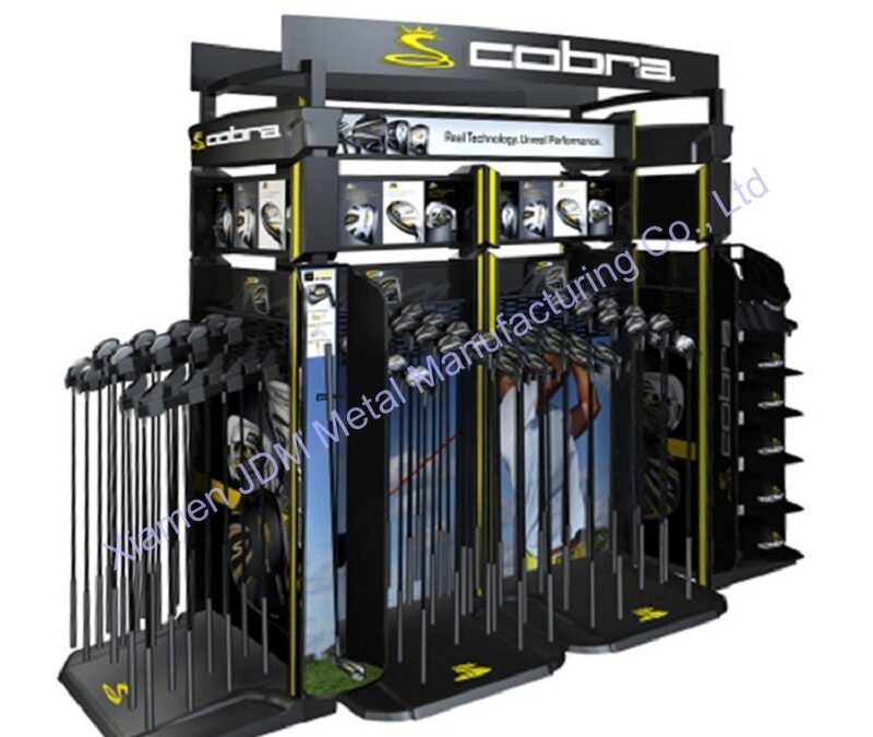 Food and Drink Promotional Display Rack for Beverage Merchandising #4021