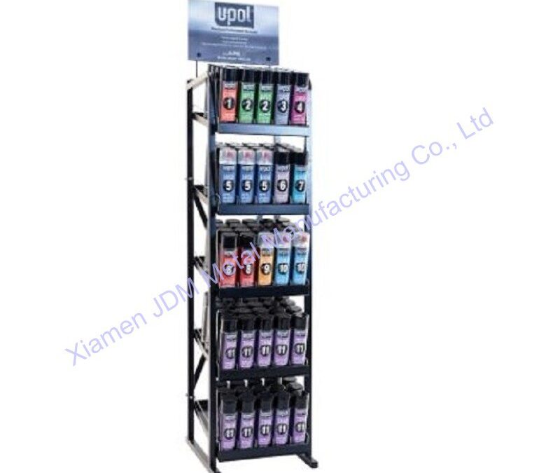 Food and Drink Promotional Display Rack for Beverage Merchandising #4193