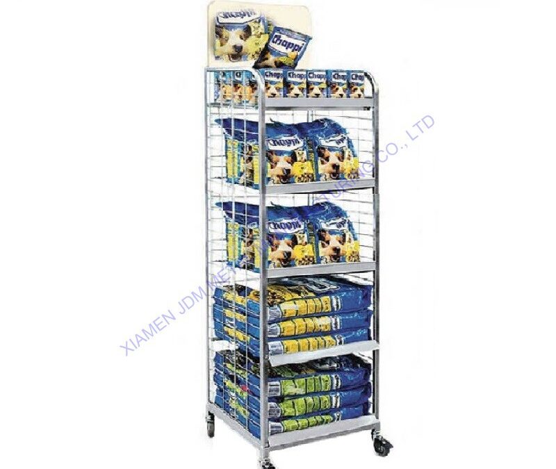 Food and Drink Promotional Display Rack for Beverage Merchandising #4201