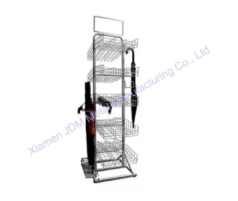 Food and Drink Promotional Display Rack for Beverage Merchandising #4284